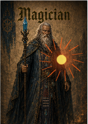 Ironhedge magician casting fire